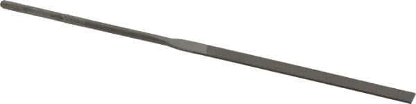 Grobet - 5-1/2" Needle Precision Swiss Pattern Equalling File - Round Handle - Eagle Tool & Supply