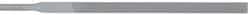Grobet - 6-1/4" Needle Precision Swiss Pattern Equalling File - Round Handle - Eagle Tool & Supply