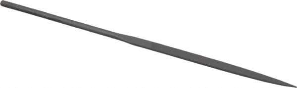 Grobet - 5-1/2" Needle Precision Swiss Pattern Knife File - Round Handle - Eagle Tool & Supply