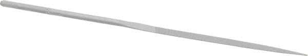 Grobet - 5-1/2" Needle Precision Swiss Pattern Knife File - Round Handle - Eagle Tool & Supply