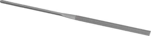 Grobet - 5-1/2" Needle Precision Swiss Pattern Slitting File - Round Handle - Eagle Tool & Supply