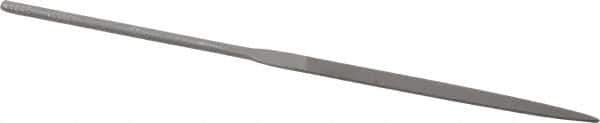 Grobet - 6-1/4" Needle Precision Swiss Pattern Warding File - Round Handle - Eagle Tool & Supply