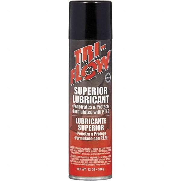 Tri-Flow - 12 oz Aerosol Petroleum Lubricant - Brown, -60°F to 475°F - Eagle Tool & Supply