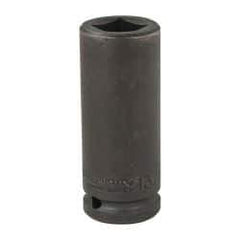 Proto - 3/4" Drive 13/16" Deep Impact Socket - 4 Points, 4" OAL - Eagle Tool & Supply