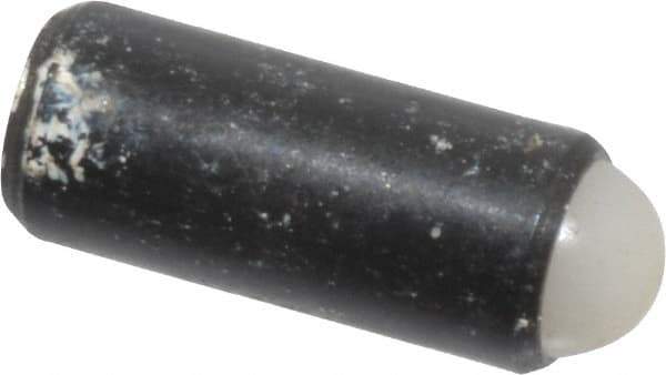 Gibraltar - 0.44" Body Length x 3/16" Body Diam, 1 Lb Init to 2.5 Lb Final End Force, Steel Press Fit Ball Plunger - 5/32" Ball Diam, 0.058" Max Ball Reach, +0.0010; +0.0020" Tolerance - Eagle Tool & Supply