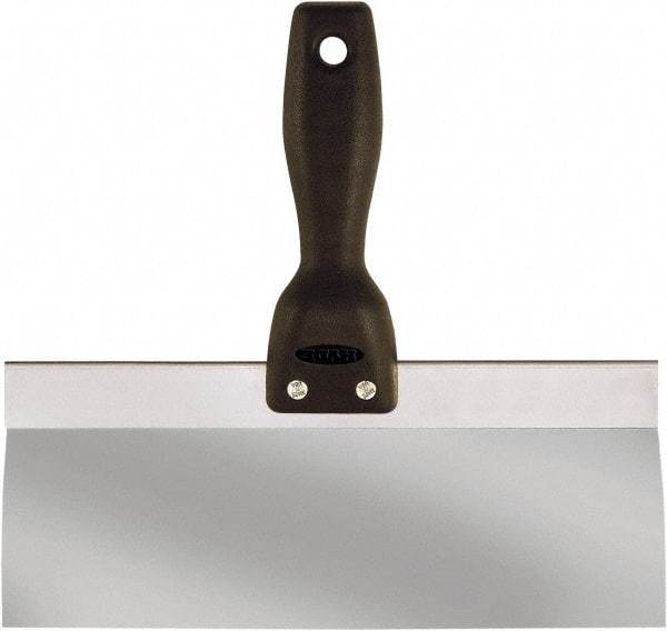 Hyde Tools - 10" Wide Flexible Blade Stainless Steel Joint Knife - Flexible, Polypropylene Handle - Eagle Tool & Supply
