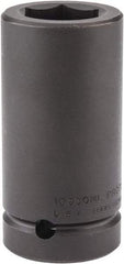 Proto - 1" Drive 30mm Deep Impact Socket - 6 Points, 4" OAL - Eagle Tool & Supply