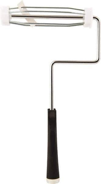 Wooster Brush - 4" Wide x 12-1/2" Long Roller Frame - Metal Frame, Plastic Handle - Eagle Tool & Supply
