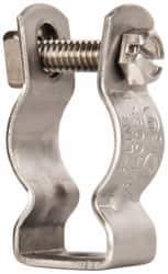 Cooper B-Line - Stainless Steel Rigid/EMT Conduit Hanger with Bolt - 1/2" EMT, 1/2" Rigid, 1/4" Rod - Eagle Tool & Supply