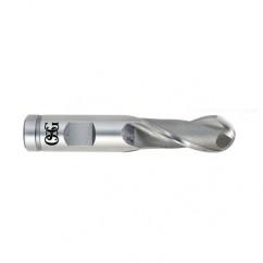 5/16" Dia. - 2-1/2" OAL - VC10-Ball End HP End Mill-2 FL - Eagle Tool & Supply