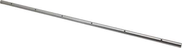 Thomson Industries - 1/2" Diam, 2' Long, Steel Predrilled Round Linear Shafting - 60-65C Hardness, 0.031 Tolerance - Eagle Tool & Supply