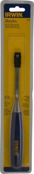 Irwin - 10-3/4" OAL x 3/8" Blade Width Wood Chisel - Polypropylene Handle - Eagle Tool & Supply