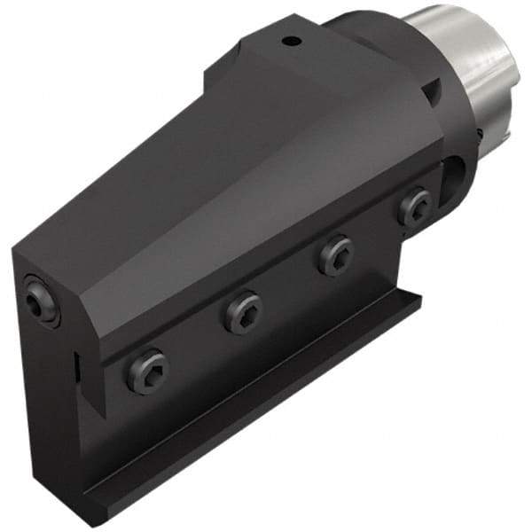 Iscar - 138mm Head Length, Modular Grooving Blade Holder Head - Left Hand Cut, System Size HSK A63WH, Through Coolant, Series ExchangeableHeads - Eagle Tool & Supply