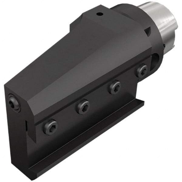 Iscar - 138mm Head Length, Modular Grooving Blade Holder Head - Right Hand Cut, System Size HSK A63WH, Through Coolant, Series ExchangeableHeads - Eagle Tool & Supply