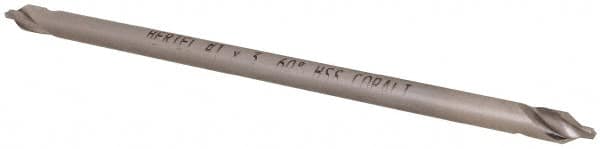 Hertel - #1 Plain Cut 60° Incl Angle Cobalt Combo Drill & Countersink - Eagle Tool & Supply