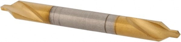 Hertel - #1 Plain Cut 60° Incl Angle High Speed Steel Combo Drill & Countersink - Eagle Tool & Supply