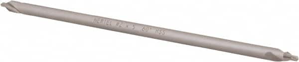 Hertel - #2 Plain Cut 60° Incl Angle Cobalt Combo Drill & Countersink - Eagle Tool & Supply