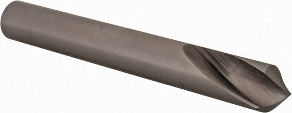 Hertel - 3/8" Body Diam, 90°, 3-1/2" OAL, High Speed Steel Spotting Drill - Eagle Tool & Supply