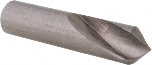 Hertel - 7/16" Body Diam, 90°, 2" OAL, High Speed Steel Spotting Drill - Eagle Tool & Supply