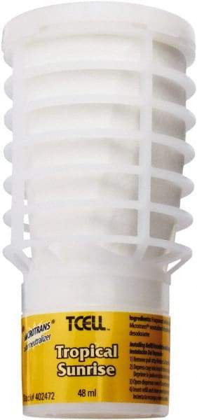 Rubbermaid - 48 mL Air Freshener Dispenser Refill - Tropical, Compatible with TCell Odor Control System Dispensers - Eagle Tool & Supply