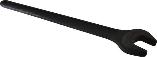 Facom - 34mm Standard Service Open End Wrench - 12-5/32" OAL, Single End, Black Finish, 15° Head Angle - Eagle Tool & Supply