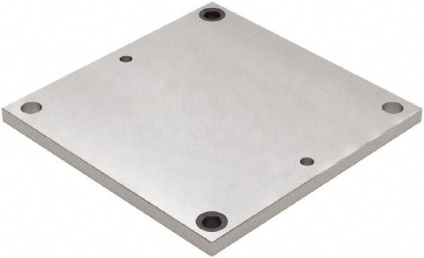 Jergens - 14" Long x 14" Wide Aluminum Fixture Plate - 3/4" Plate Thickness - Eagle Tool & Supply