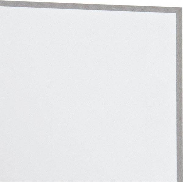 Made in USA - 1/4" Thick x 12" Wide x 2' Long, PVC Sheet - Clear, Type I PVC Grade - Eagle Tool & Supply
