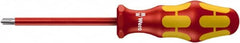 Wera - #1, 7-1/4" OAL, Insulated Phillips Screwdriver - Eagle Tool & Supply