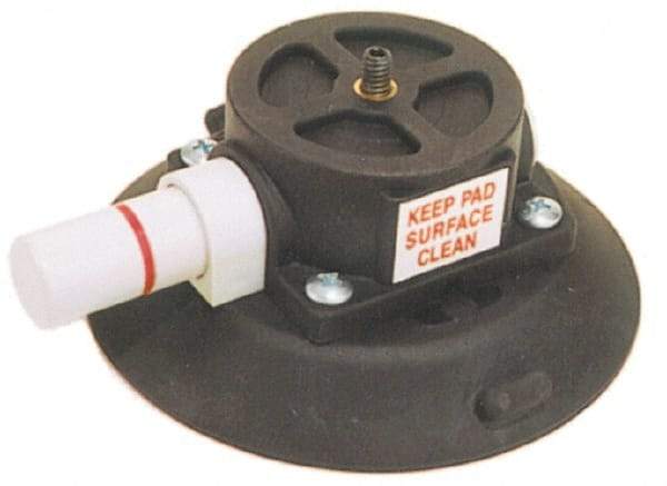 Woods Power-Grip - 40 Lb. Capacity Vacuum Mount Lifter - 4-1/2 Inch Diameter Aluminum Cup and 1/4-20 x 1/4 Inch Length Stud Mount - Eagle Tool & Supply
