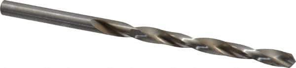 Cleveland - #10 118° High Speed Steel Jobber Drill - Bright Finish, Right Hand Cut, Spiral Flute, Straight Shank, 3-5/8" OAL, Standard Point - Eagle Tool & Supply