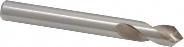 Cleveland - 3/8" Body Diam, 90°, 3-1/8" OAL, High Speed Steel Spotting Drill - Eagle Tool & Supply