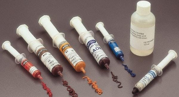 Norton - 18 g Diamond Grit Compound - Compound Grade Ultra Fine, Grade 1, Ivory, Use on Ceramic, General Purpose & Metal - Eagle Tool & Supply