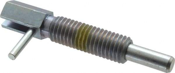 Gibraltar - 5/8-11, 1.82" Thread Length, 0.38" Plunger Diam, 1 Lb Init to 5 Lb Final End Force, Steel Locking L Handle Plunger - 3.05" Body Length, 2" Length Under Head, Locking Element, 1" Plunger Projection - Eagle Tool & Supply