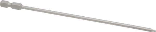 Wera - 9/64" Slotted Screwdriver Bit - 1/4" Hex Drive, 6" OAL - Eagle Tool & Supply