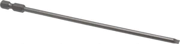 Wera - 5/32" Slotted Screwdriver Bit - 1/4" Hex Drive, 6" OAL - Eagle Tool & Supply