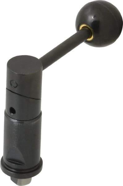TE-CO - Tapered Cam Action Indexing Plunger - 0.7650" Body Diam, 1-1/8" Body Length, 3" Handle Length, 5/16" Plunger Projection - Eagle Tool & Supply