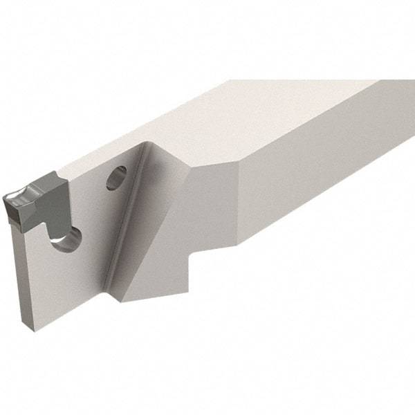 Iscar - External Thread, 0.5906" Max Depth of Cut, 1.4mm Min Groove Width, 140mm OAL, Left Hand Indexable Grooving Cutoff Toolholder - 3/4" Shank Height x 3/4" Shank Width, TAG Insert Style, TGT Toolholder Style, Series Tang-Grip - Eagle Tool & Supply