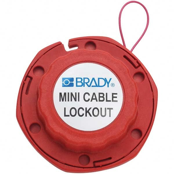 Brady - Cable Lockouts Cable Length (Feet): 8 Number of Lockout Points: 6 - Eagle Tool & Supply