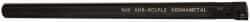 Kennametal - 15.24mm Min Bore Diam, 203.2mm OAL, 1/2" Shank Diam, A-SCLP Indexable Boring Bar - CP.. Insert, Screw Holding Method - Eagle Tool & Supply