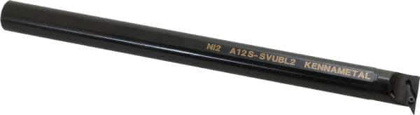 Kennametal - 24.89mm Min Bore Diam, 10" OAL, 3/4" Shank Diam, A-SVSP Indexable Boring Bar - VB.. Insert, Screw Holding Method - Eagle Tool & Supply