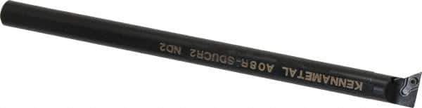 Kennametal - 18.54mm Min Bore Diam, 203.2mm OAL, 1/2" Shank Diam, A-SDUC Indexable Boring Bar - DC.. Insert, Screw Holding Method - Eagle Tool & Supply