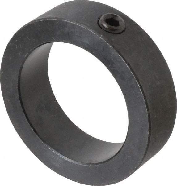 Climax Metal Products - 2-1/2" Bore, Steel, Set Screw Shaft Collar - 3-1/2" Outside Diam, 1" Wide - Eagle Tool & Supply