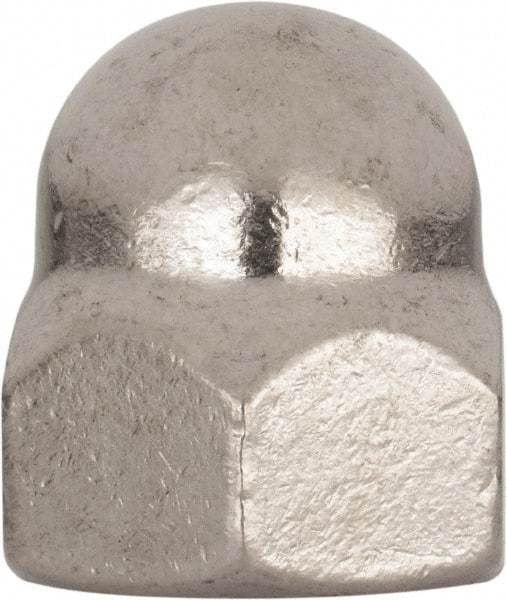 Value Collection - M24x3 Metric Coarse, 36mm Width Across Flats, Uncoated, Stainless Steel Acorn Nut - 42mm Overall Height, Austenitic A4, DIN 1587 - Eagle Tool & Supply