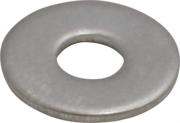 Value Collection - M4 Screw, Grade 18-8 Stainless Steel Fender Flat Washer - 4.3mm ID x 12mm OD, Plain Finish - Eagle Tool & Supply