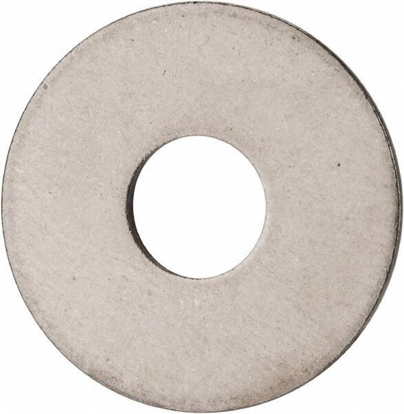Value Collection - M16 Screw, Grade 18-8 Stainless Steel Fender Flat Washer - 17mm ID x 50mm OD, 3mm Thick, Plain Finish - Eagle Tool & Supply