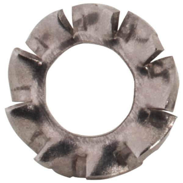 Value Collection - M2.5 Screw, 2.7mm ID, Stainless Steel External Tooth Lock Washer - 5.5mm OD, Uncoated, Grade 18-8 & Austenitic A2 - Eagle Tool & Supply