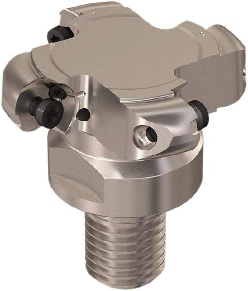 Seco - Modular Connection Connection, 0.236" Cutting Width, 19/64" Depth of Cut, 1-1/2" Cutter Diam, 6 Tooth Indexable Slotting Cutter - R335.29 Toolholder, RD.. 06.. Insert, Right Hand Cutting Direction - Eagle Tool & Supply