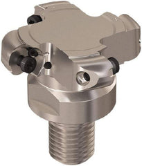 Seco - Modular Connection Connection, 0.236" Cutting Width, 19/64" Depth of Cut, 1-1/2" Cutter Diam, 6 Tooth Indexable Slotting Cutter - R335.29 Toolholder, RD.. 06.. Insert, Right Hand Cutting Direction - Eagle Tool & Supply