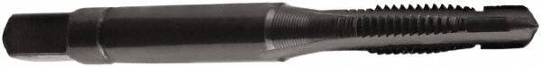 DORMER - M12x1.75 Metric Coarse, 4 Flute, Bottoming, Plug & Taper, Oxide Finish, Cobalt Tap Set - Right Hand Cut, 75mm OAL, 6HX Class of Fit, Series E102 - Eagle Tool & Supply