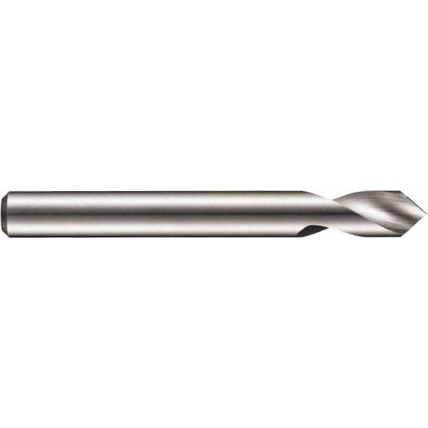 DORMER - 10mm Body Diam, 90°, 89mm OAL, Solid Carbide Spotting Drill - Eagle Tool & Supply